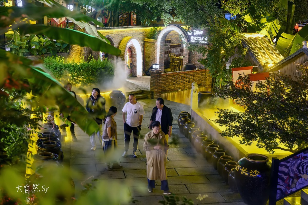 长沙草根大院夜景随拍