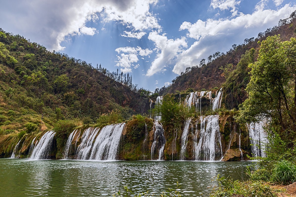 旅游记录 ：云南 · 曲靖 · 罗平 · 九龙瀑布群
