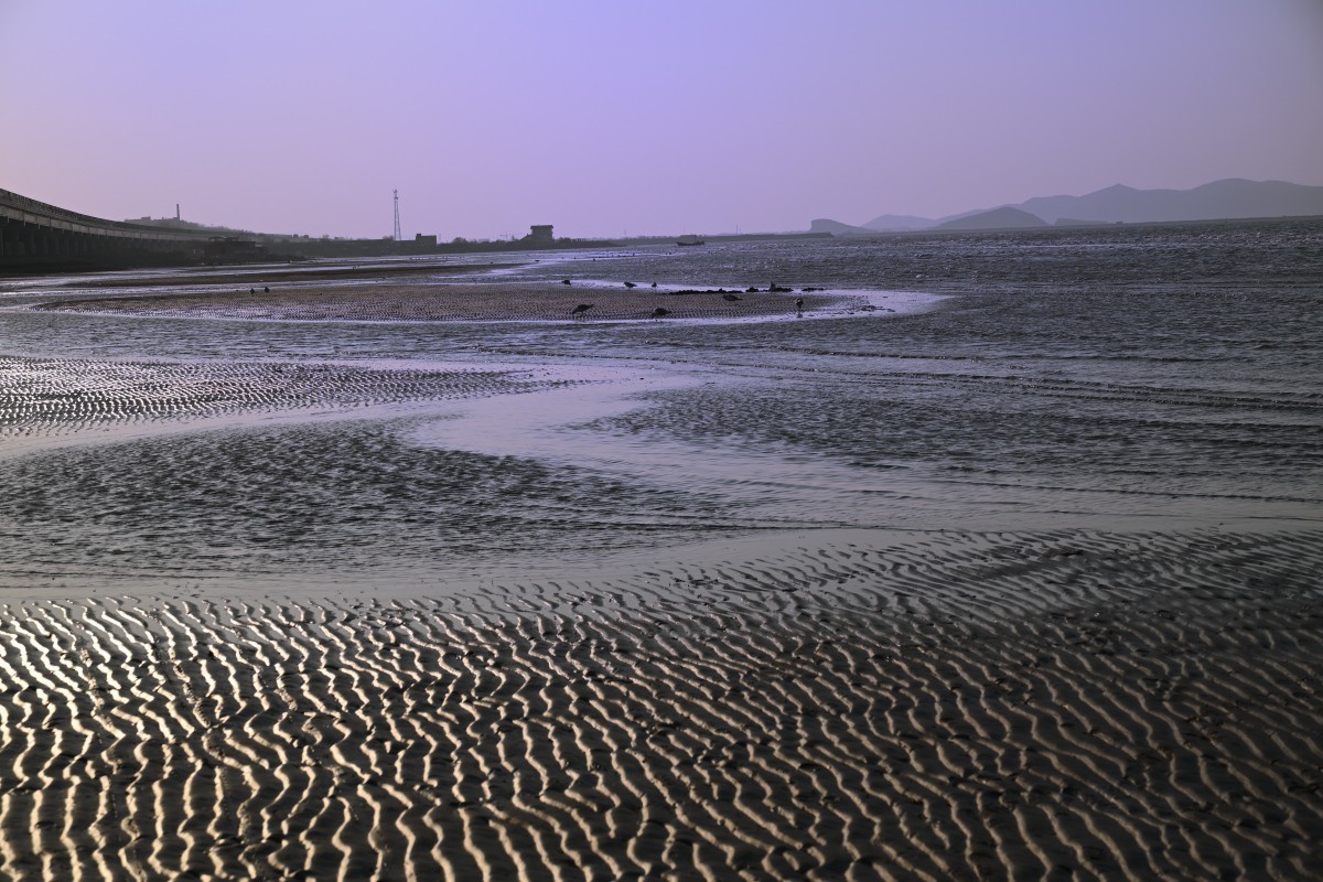 初冬的夏家河子-寂寞的海滩