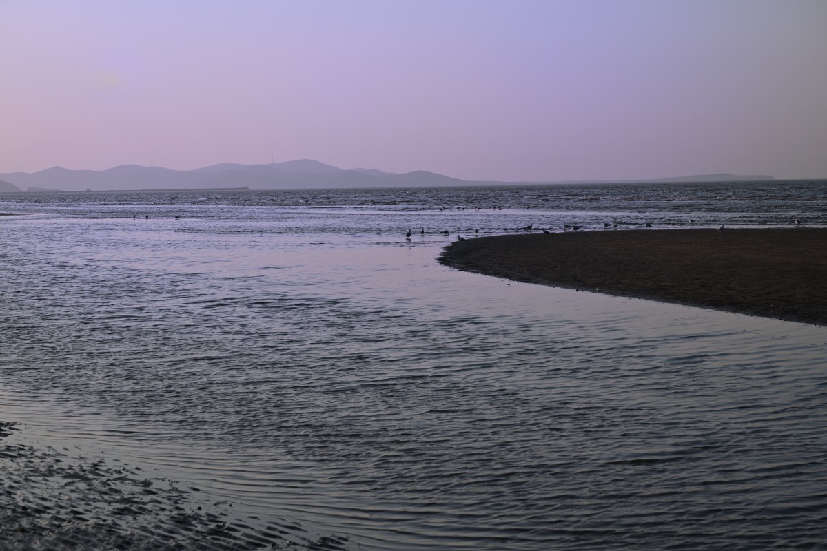 初冬的夏家河子-寂寞的海滩