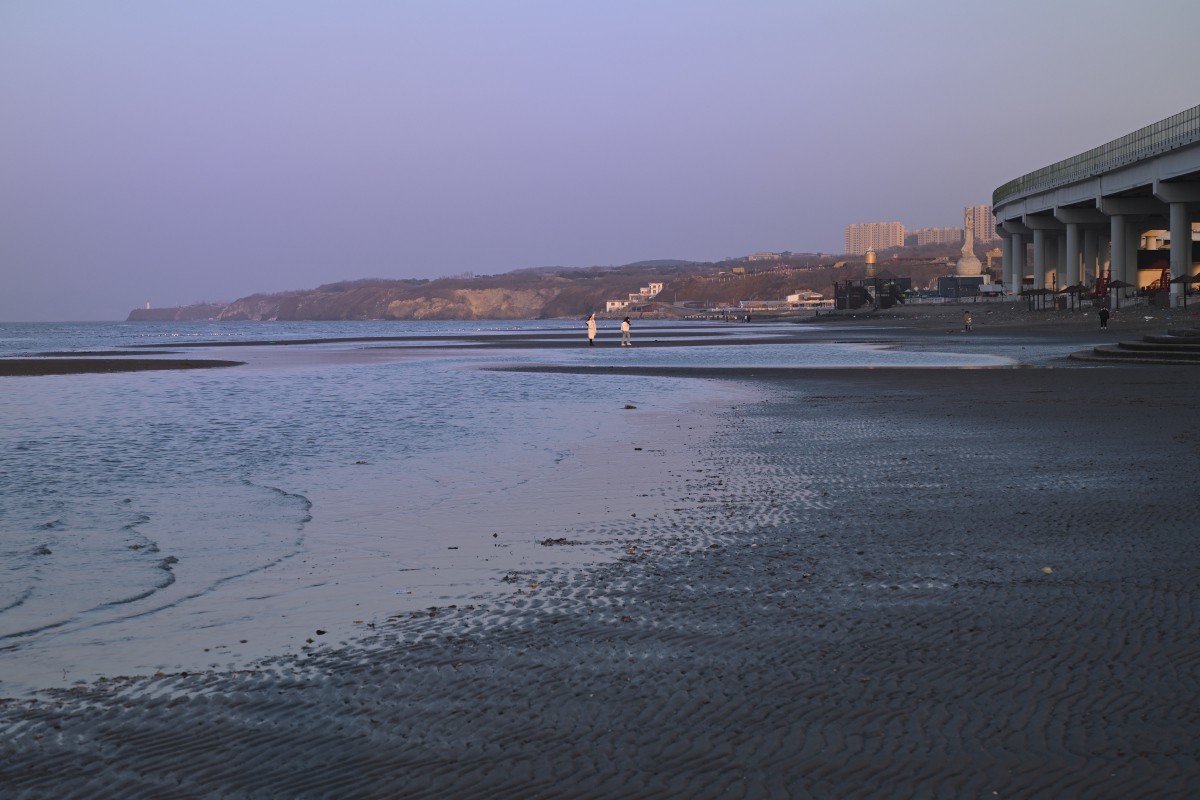 初冬的夏家河子-寂寞的海滩