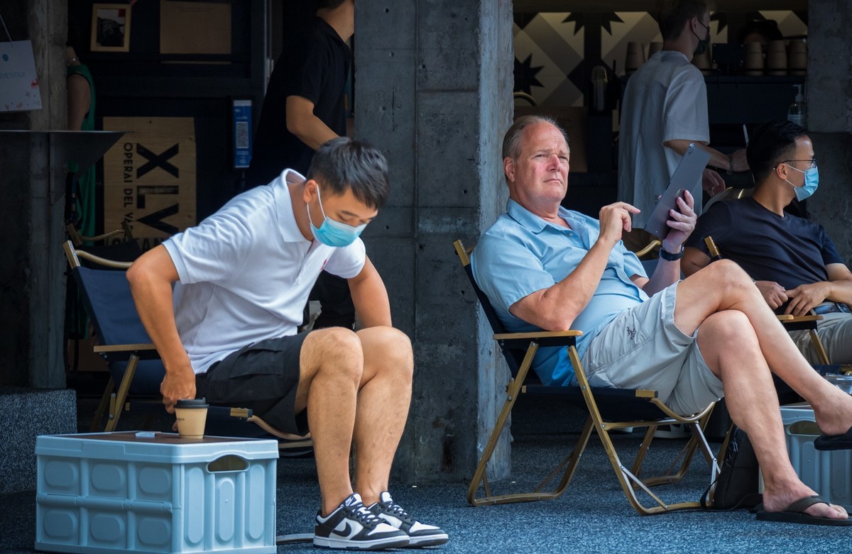 武康路街拍歪果仁