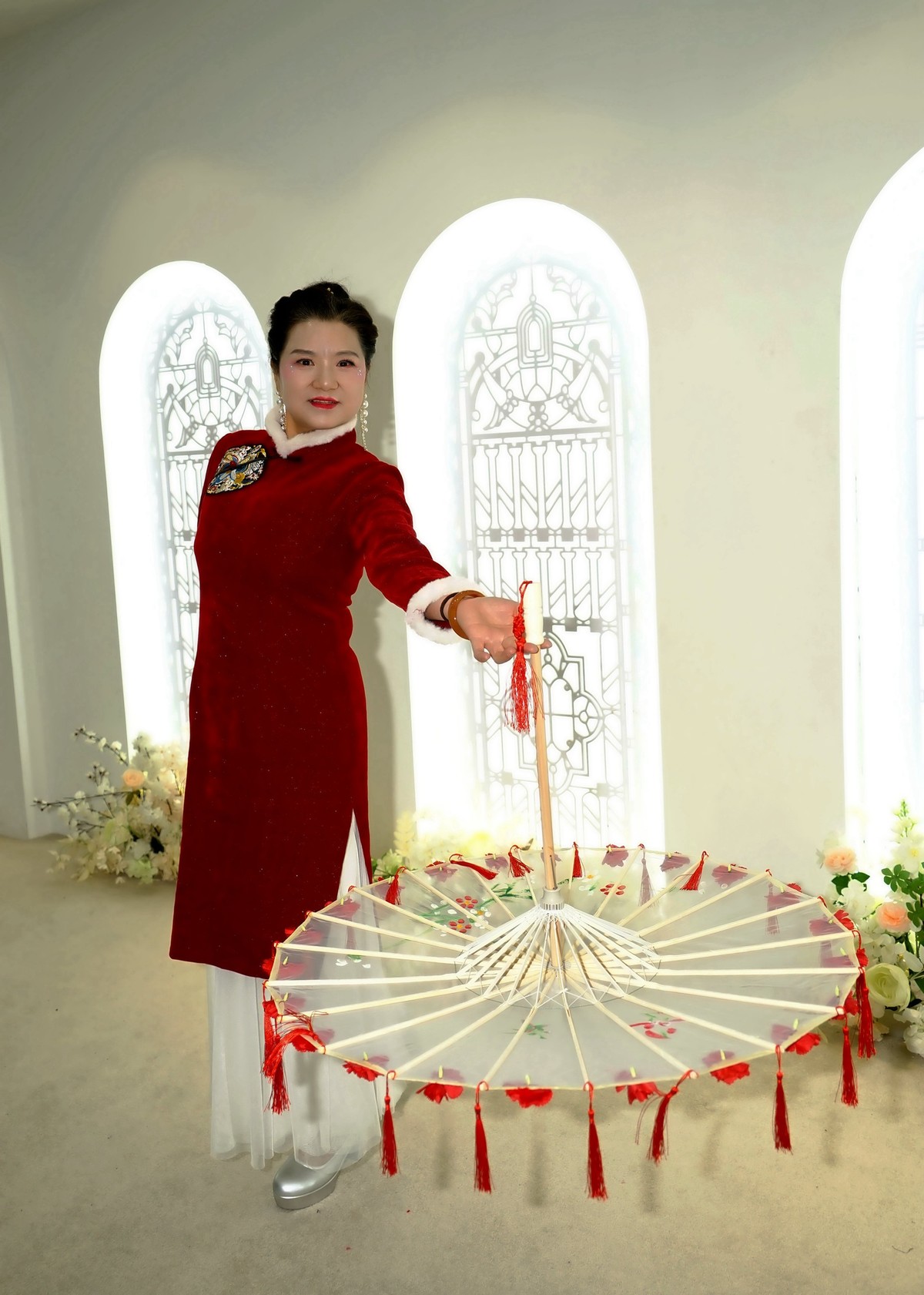 2024武汉寻梦艺术团年会上的美女！