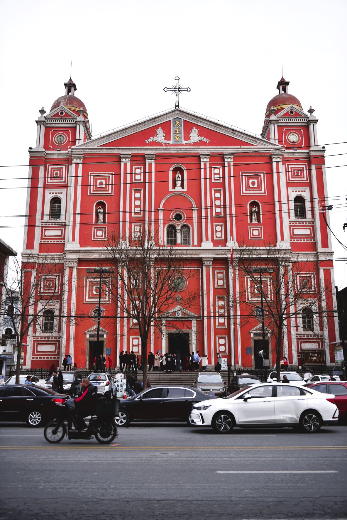 天主堂的今昔。