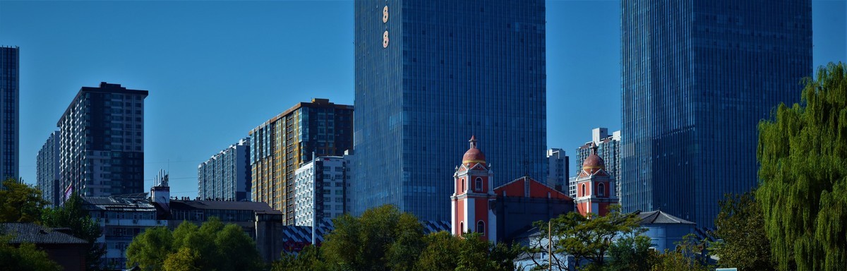 天主堂的今昔。