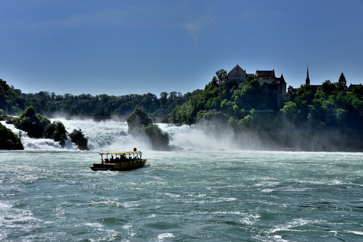 火车环瑞士之旅——莱茵瀑布【下】