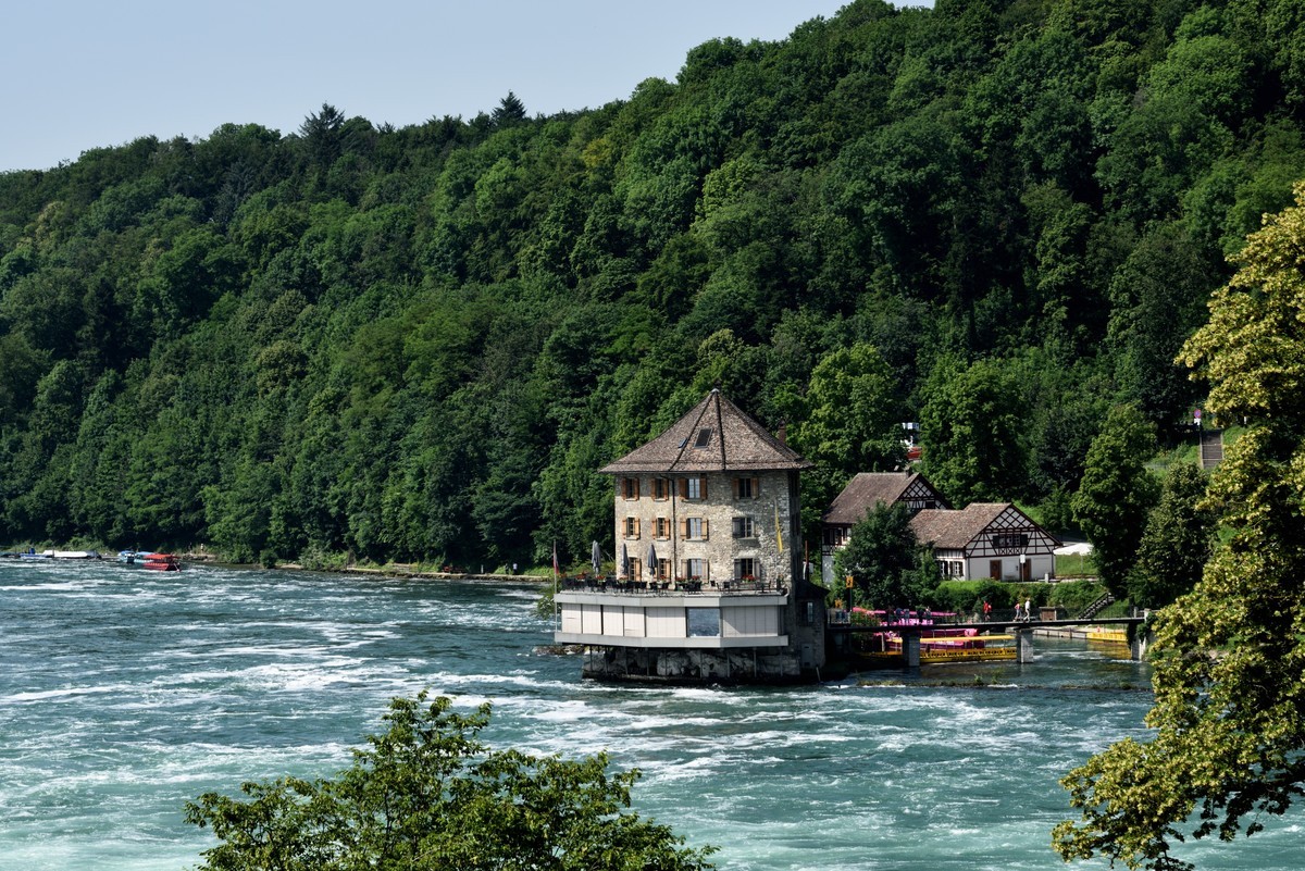 火车环瑞士之旅——莱茵瀑布【下】