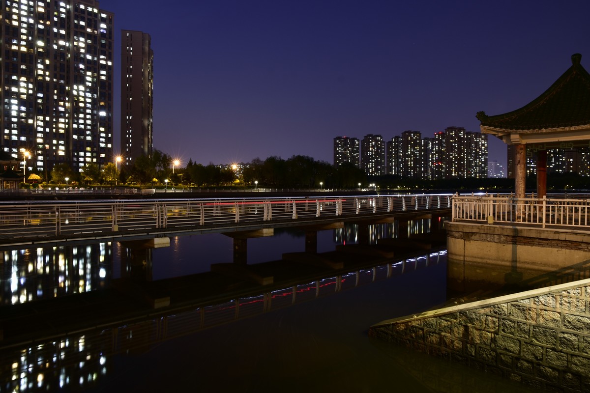 D7200+16-85拍夜景