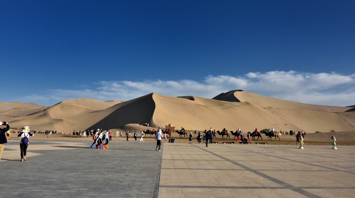 夏日青海甘肃大环线掠影——敦煌鸣沙山【1】