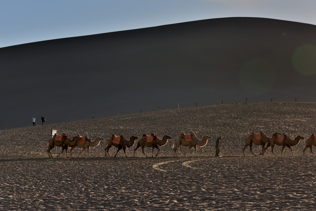 夏日青海甘肃大环线掠影——敦煌鸣沙山【1】