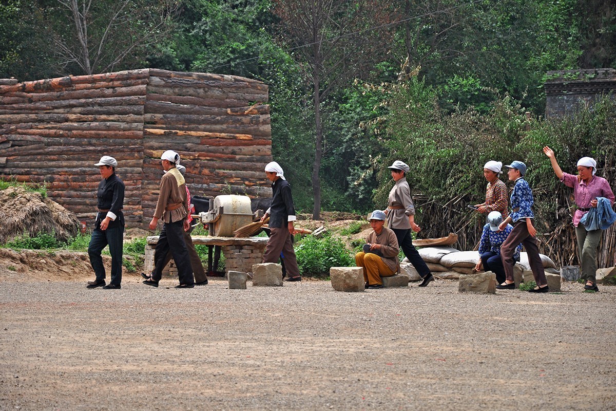 延安保卫战情景演出