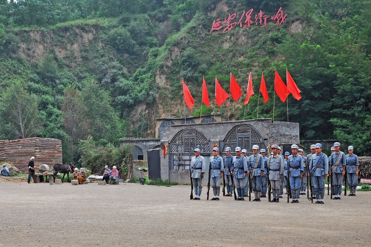 延安保卫战情景演出