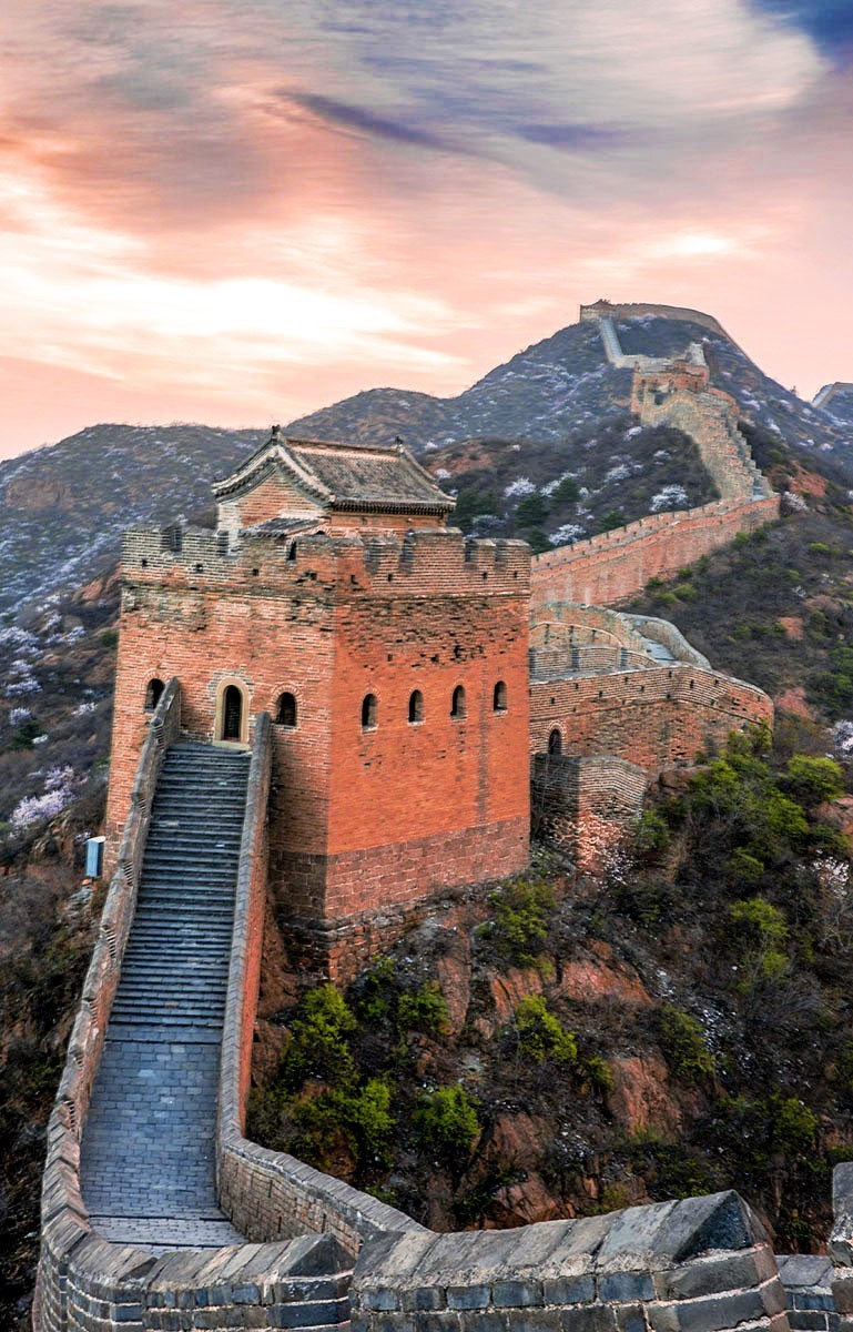 大美河北（1）金山岭长城的杏花节美景-----祝贺版主与影友们元旦快乐