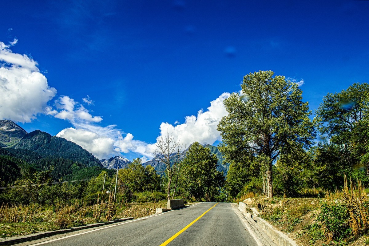 风光在路上西藏旅游沿途风光风景记实抓拍