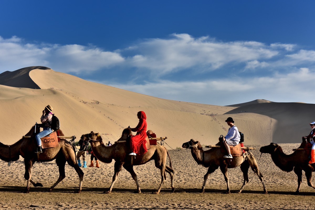 夏日青海甘肃大环线掠影——敦煌鸣沙山【1】