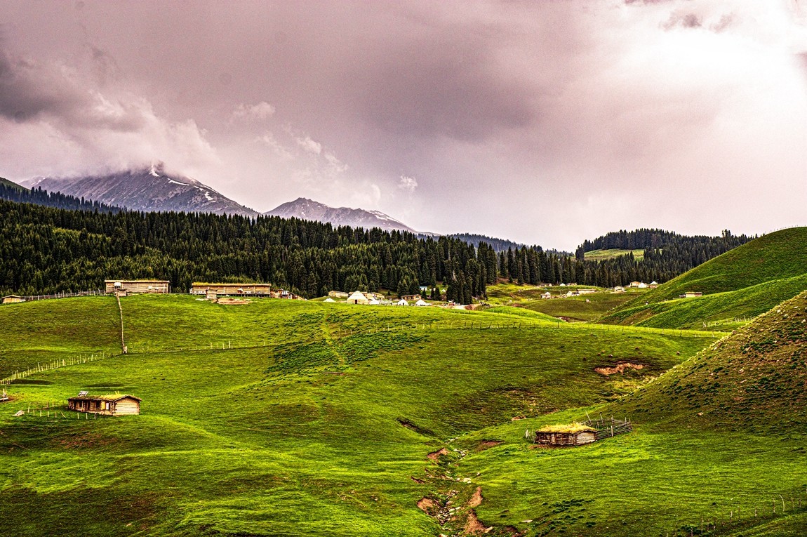 新疆行游--琼库什台返回特克斯县途中【1】