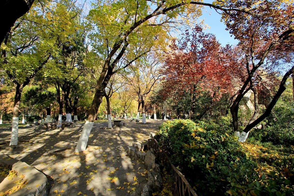 泉水清清——多彩五龙潭