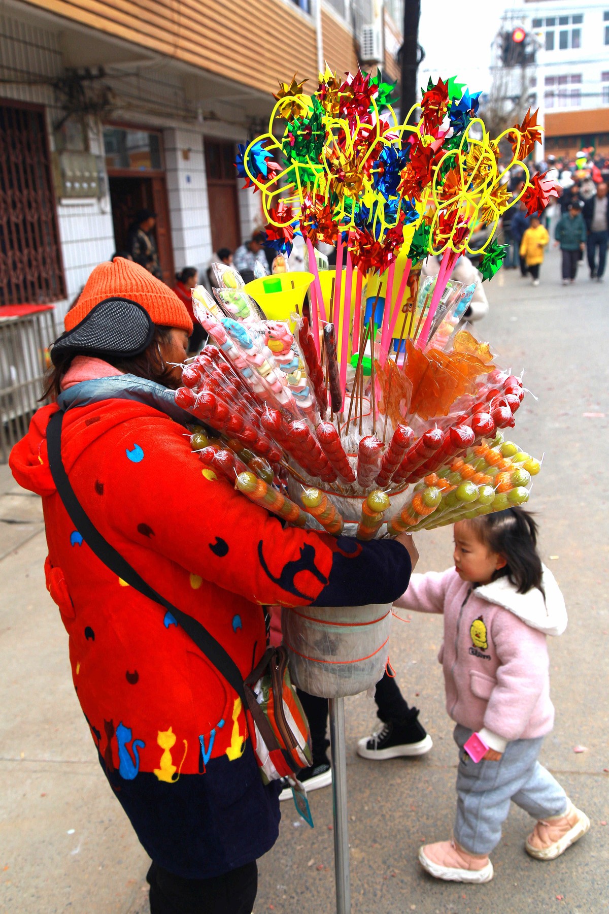 元宵节去乡镇扫街，这种场面城市里见不到了！