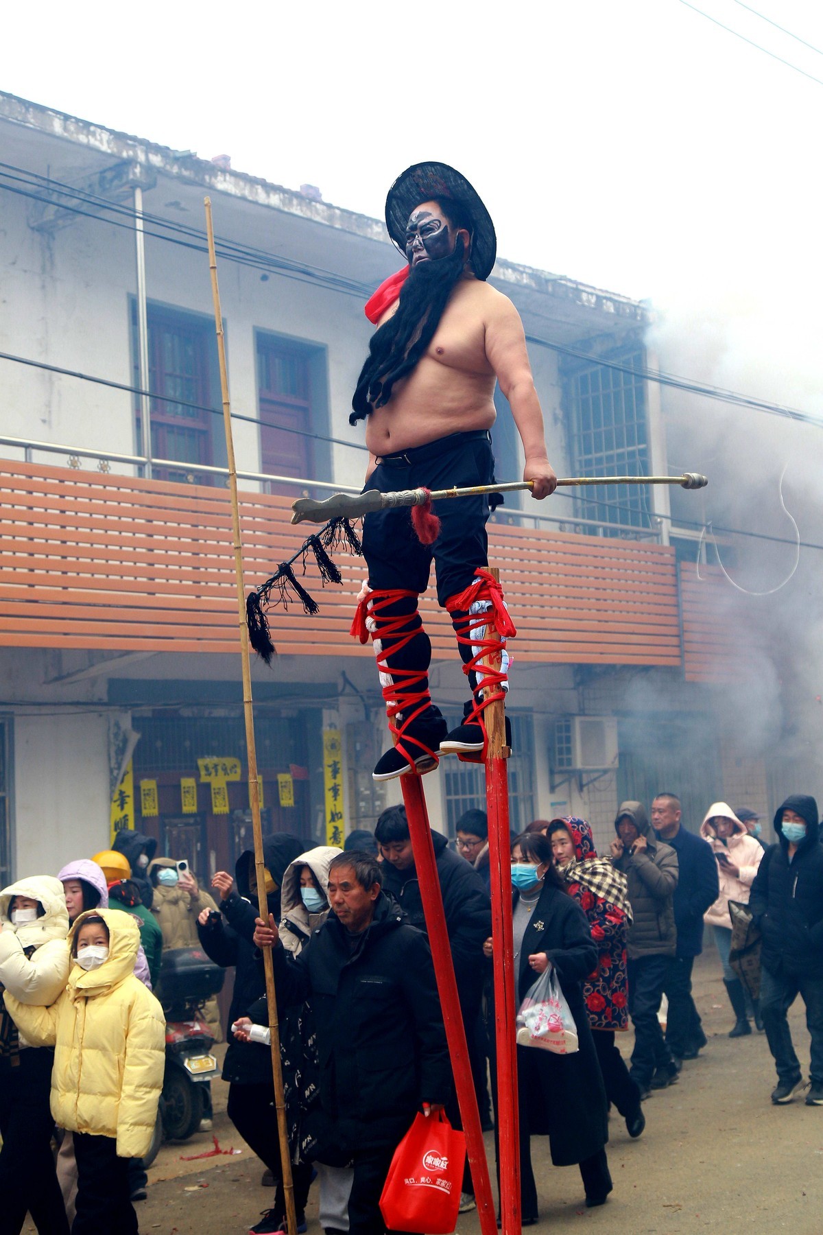 元宵节去乡镇扫街，这种场面城市里见不到了！