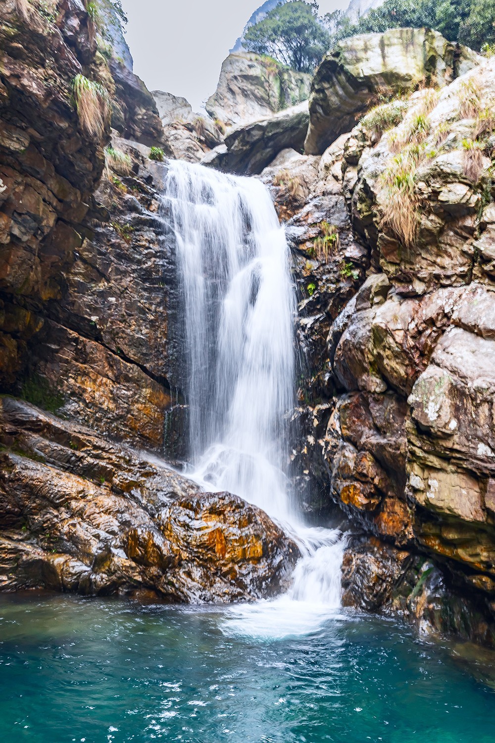 旅游记录 ：江西 · 九江 · 庐山 · 庐山风景区之三叠泉瀑布