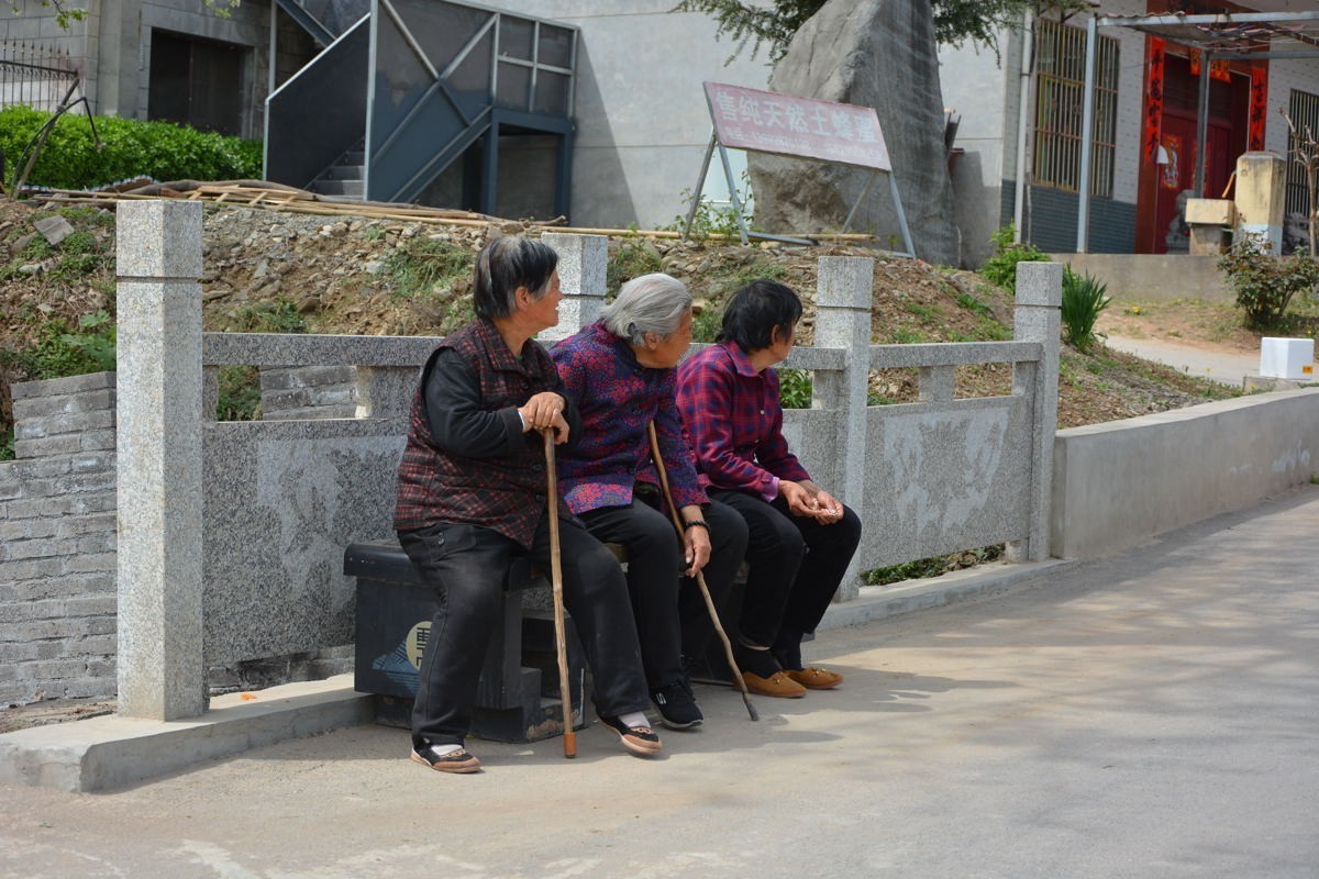 秦岭山麓看到的