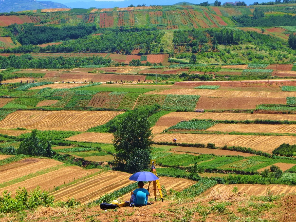 关中的普罗旺斯  蓝田鲍旗寨