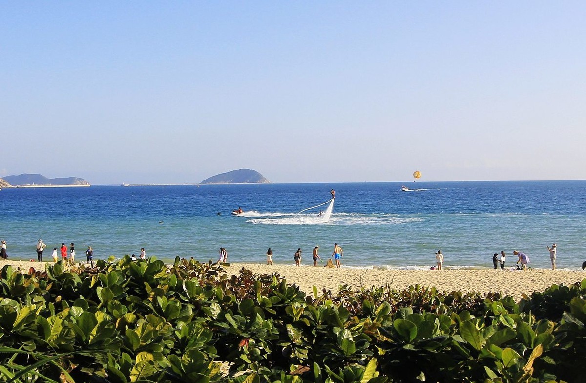三亚的亚龙湾海景