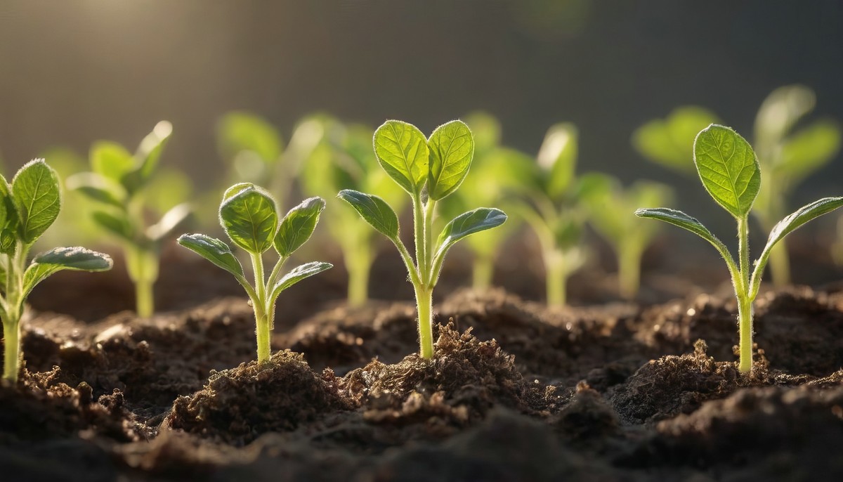 记录翠绿芽胚新生