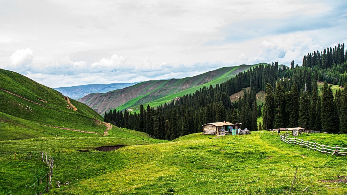 新疆行游--琼库什台返回特克斯县途中【2】