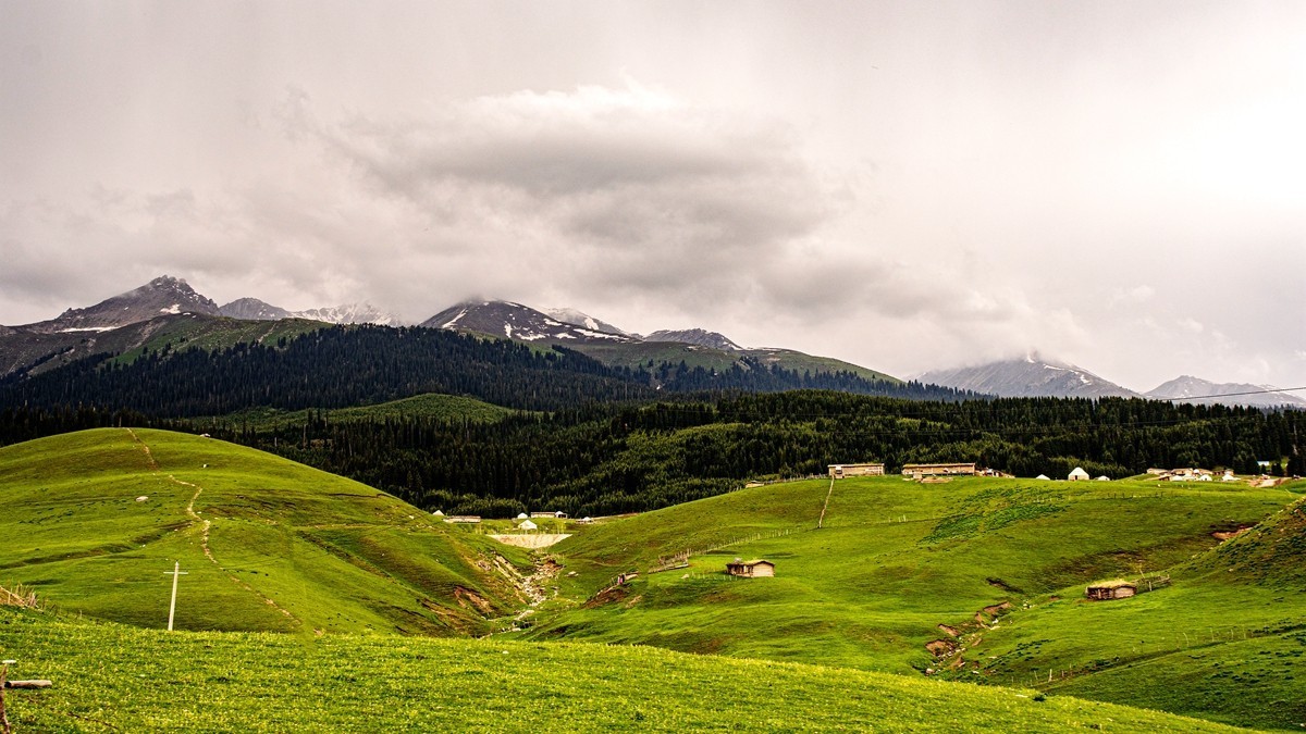 新疆行游--琼库什台返回特克斯县途中【2】