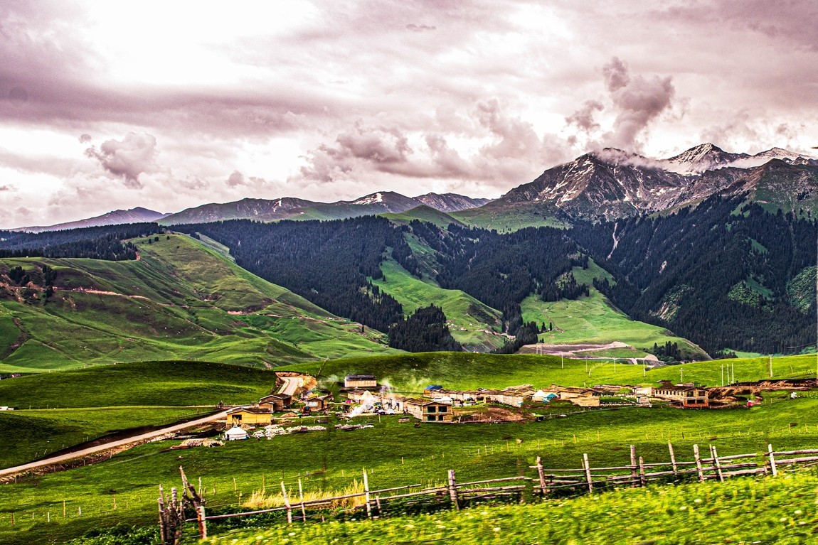 新疆行游--琼库什台返回特克斯县途中【2】