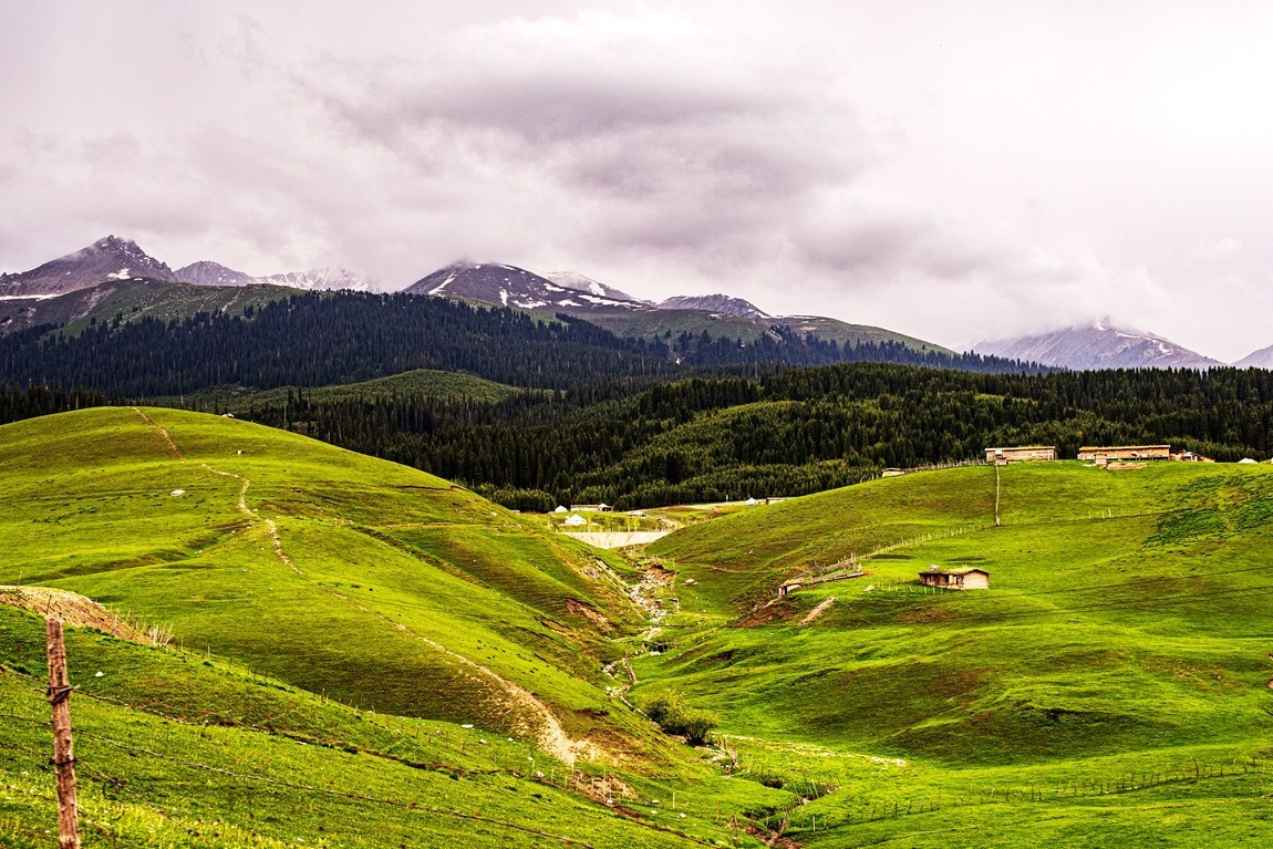 新疆行游--琼库什台返回特克斯县途中【2】