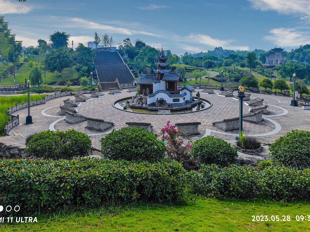 上海～成都～拉萨骑游随拍（32）隆昌孔子公园