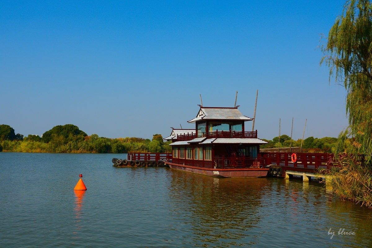 苏州太湖湿地公园秋景