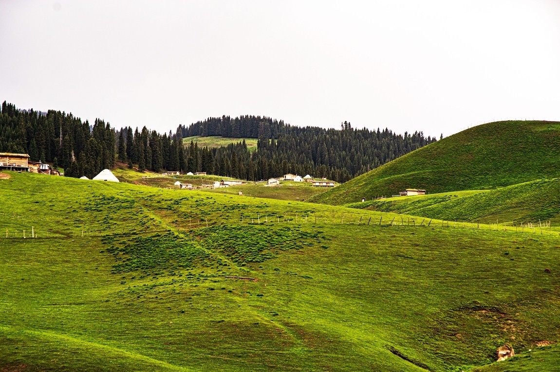 新疆行游--琼库什台返回特克斯县途中【2】