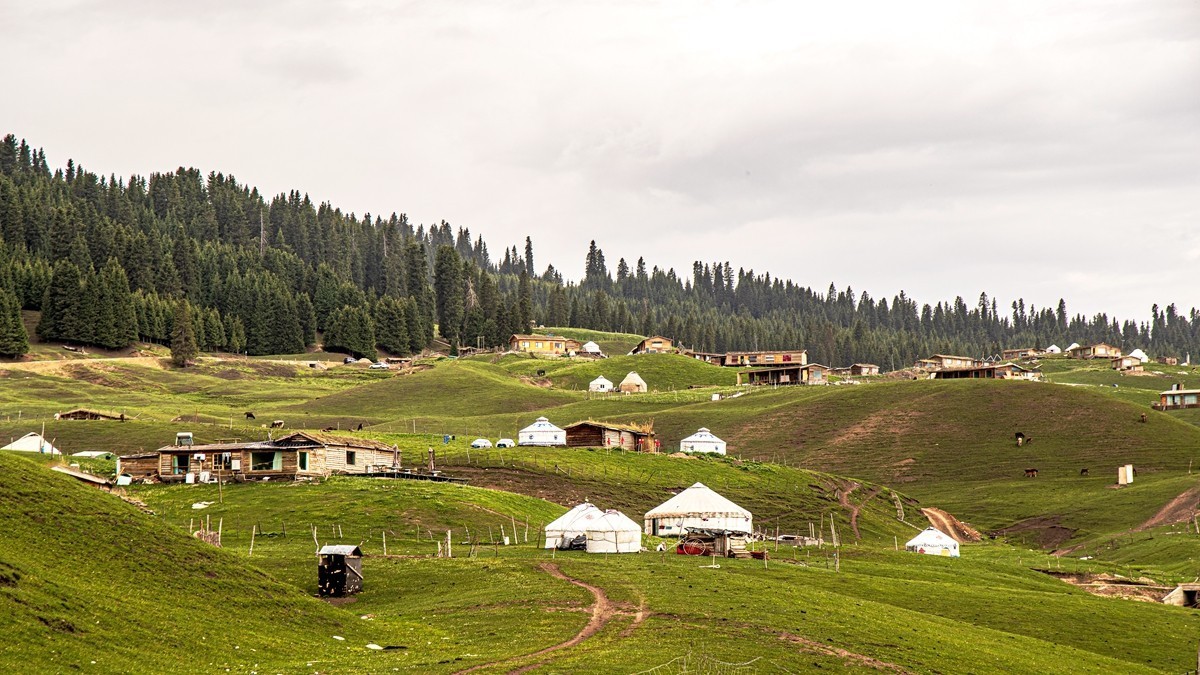 新疆行游--琼库什台返回特克斯县途中【2】
