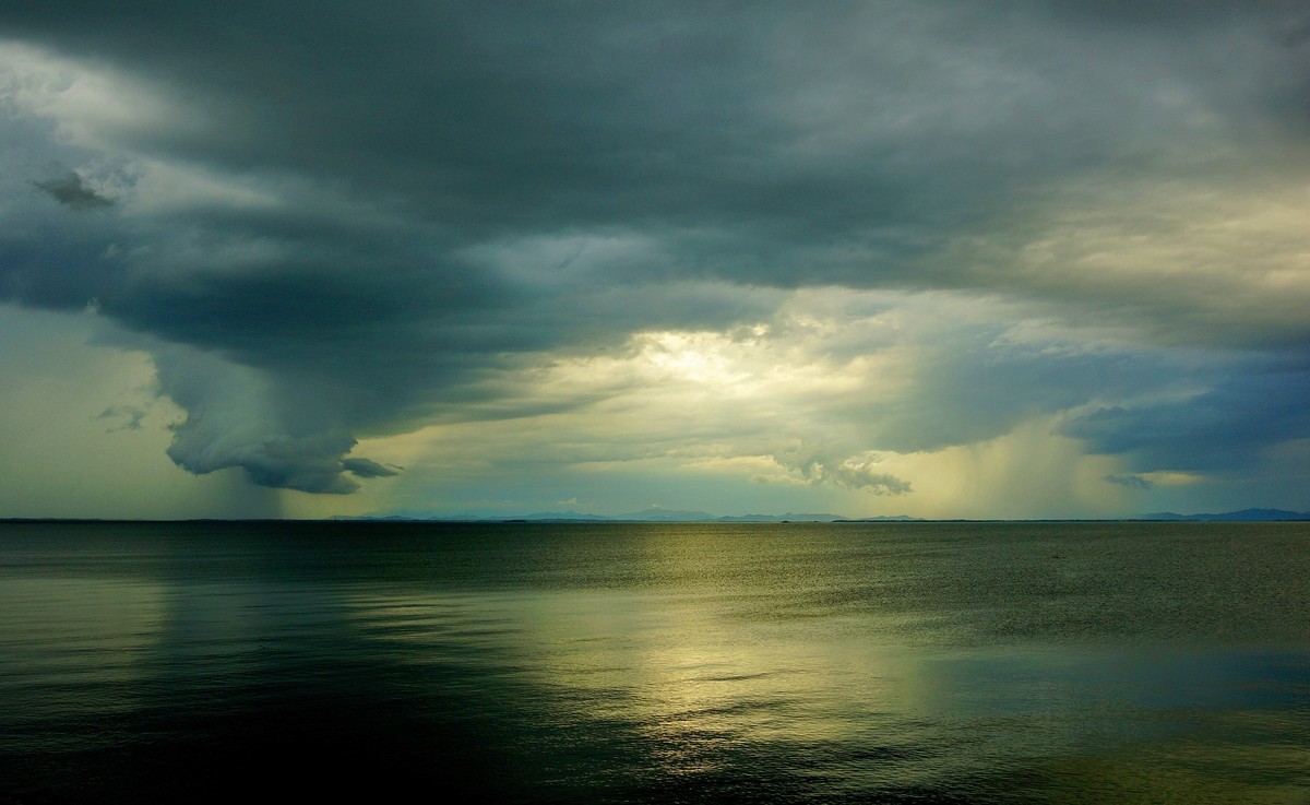 山 雨 欲 来 云 遮 天