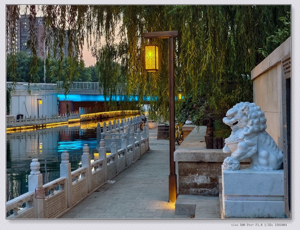 #城市风景一角#北京南长河