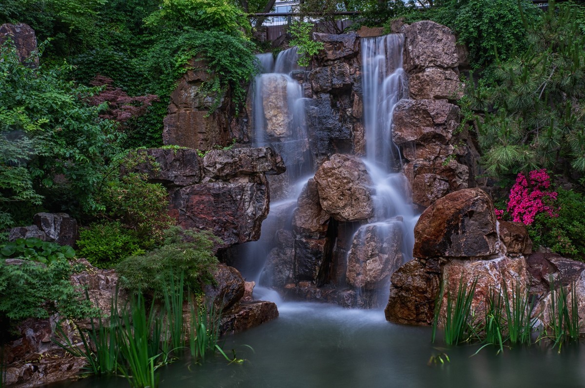 公园瀑布前后期练习