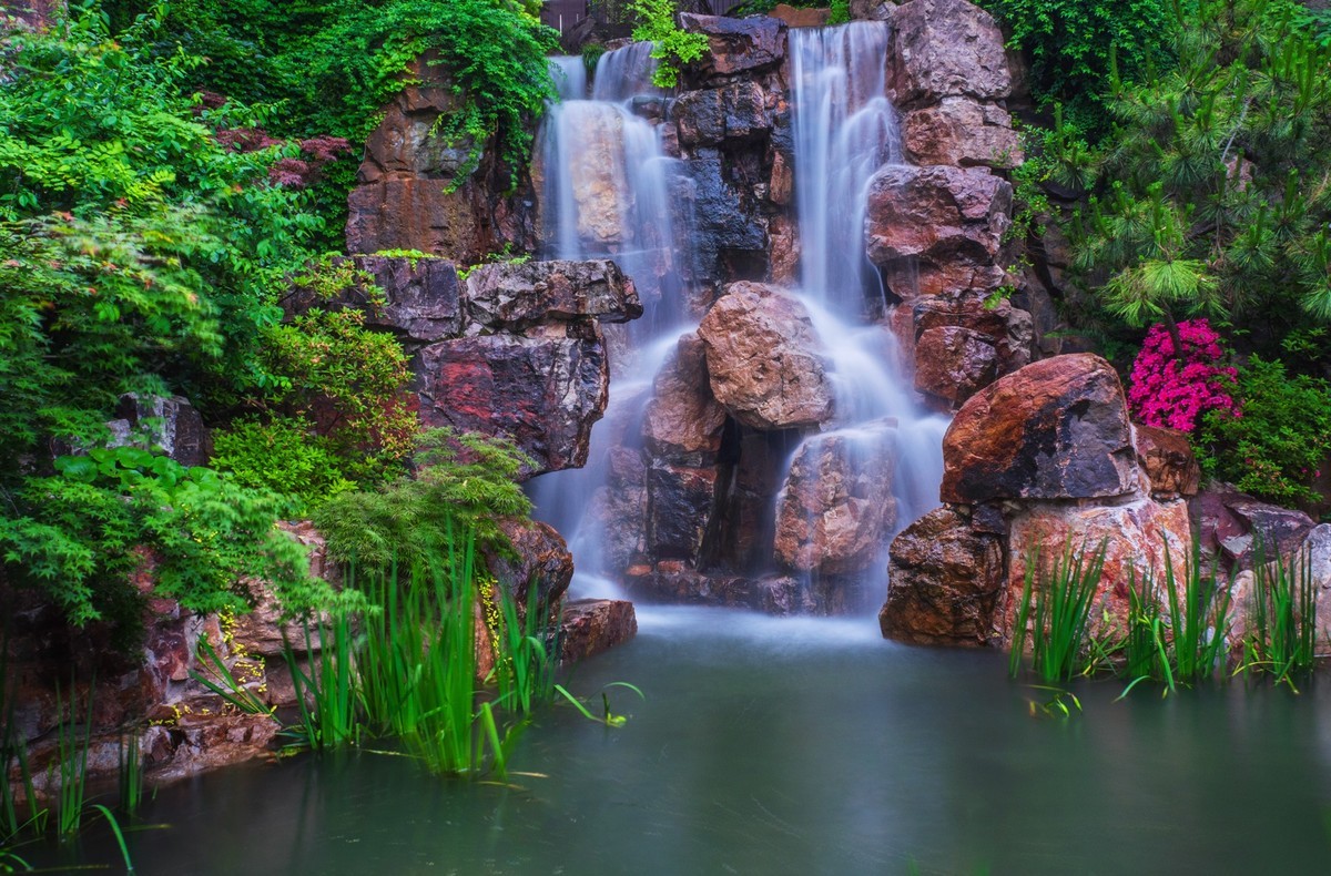 公园瀑布前后期练习