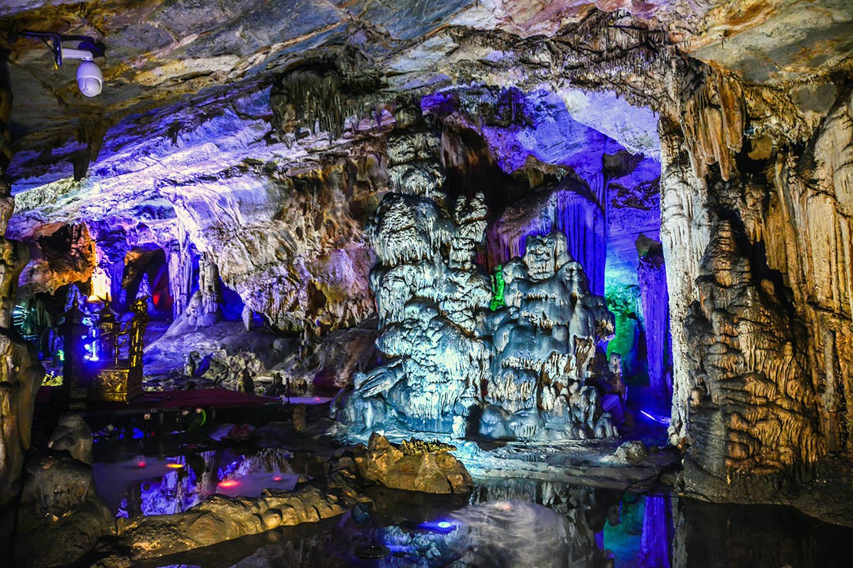 也发个岩溶洞北京石花洞