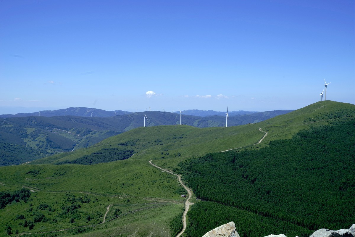 2023——河北省崇礼太舞小镇，到达山顶，这里的风景独好