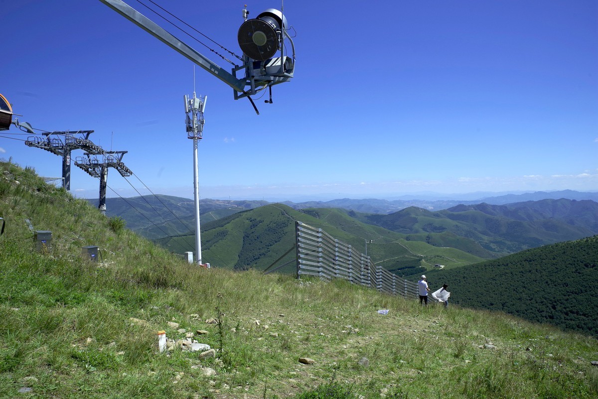 2023——河北省崇礼太舞小镇，到达山顶，这里的风景独好