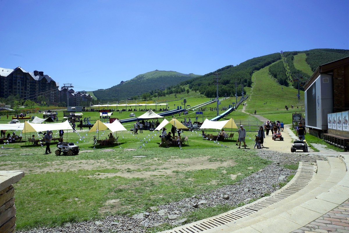 2023——河北省崇礼太舞小镇，到达山顶，这里的风景独好