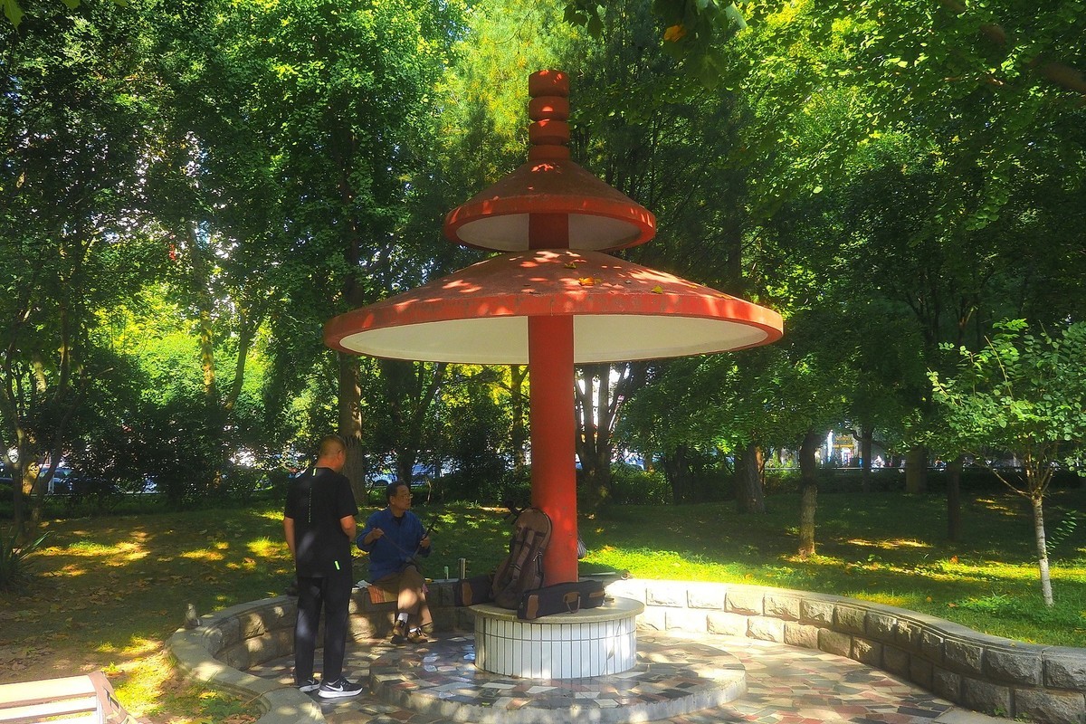 秋天里的西清公园