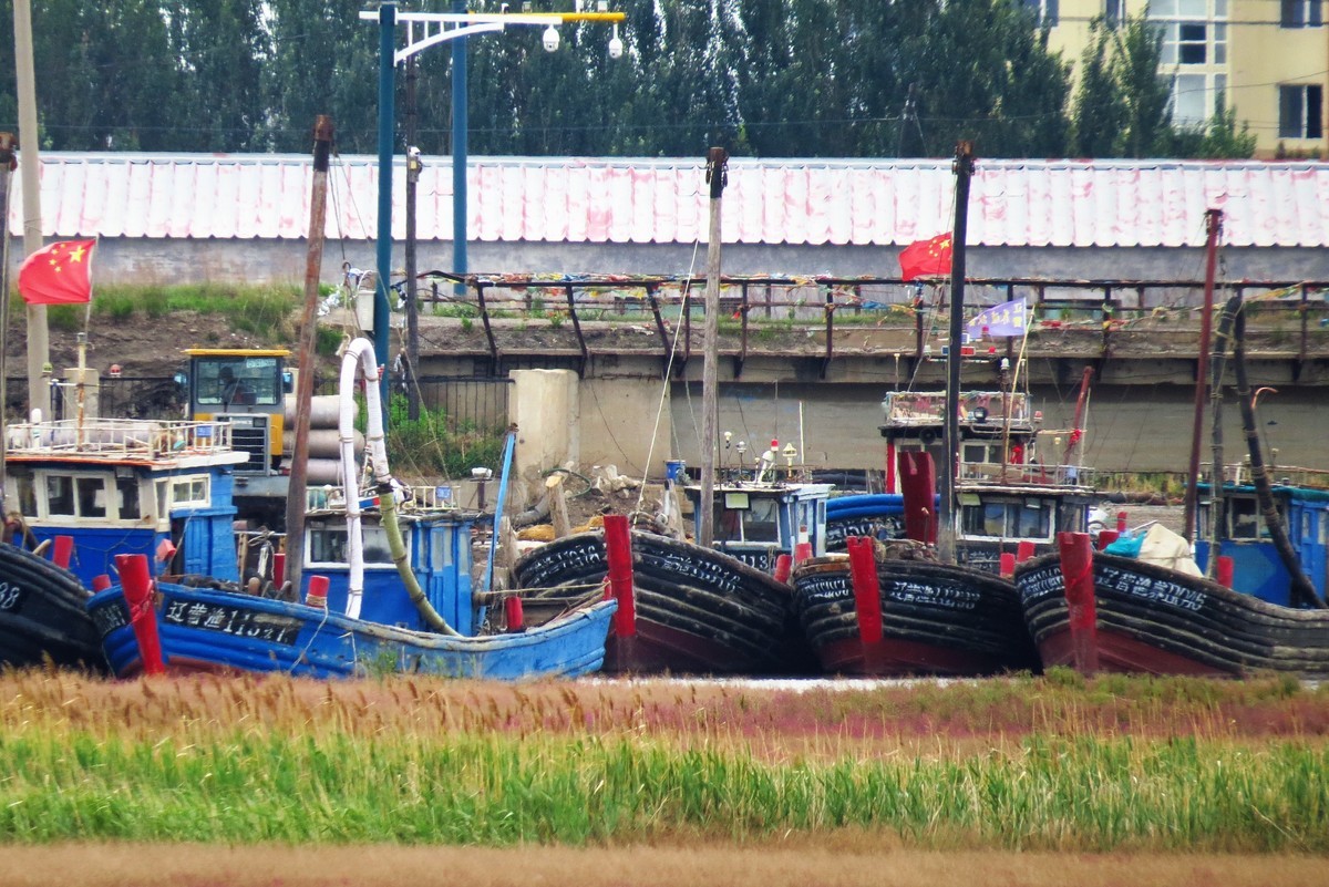 休渔期的四道沟渔港