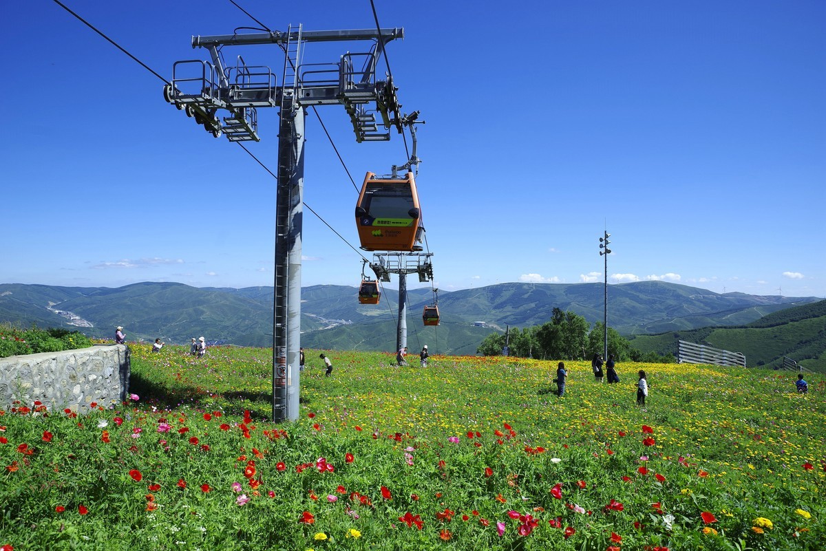 2023——河北省崇礼太舞小镇，到达山顶，这里的风景独好