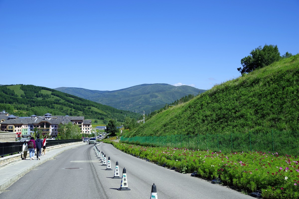 2023——河北省崇礼太舞小镇，到达山顶，这里的风景独好