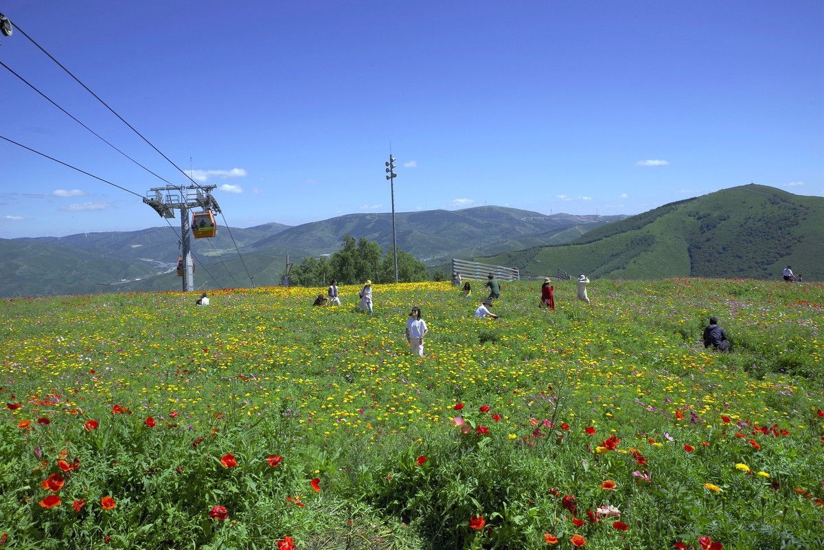 2023——河北省崇礼太舞小镇，到达山顶，这里的风景独好