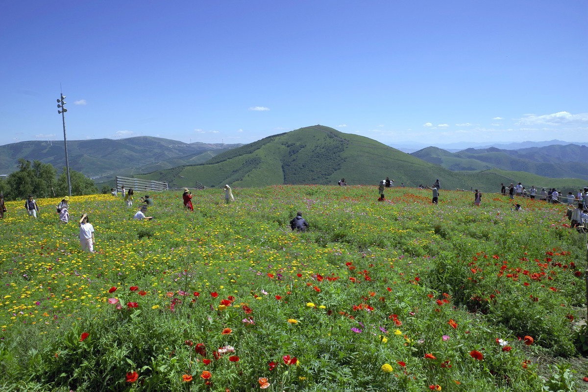 2023——河北省崇礼太舞小镇，到达山顶，这里的风景独好